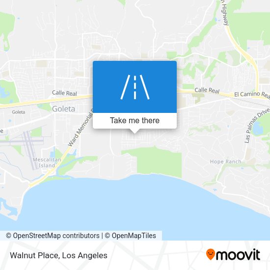 Mapa de Walnut Place