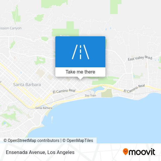 Ensenada Avenue map