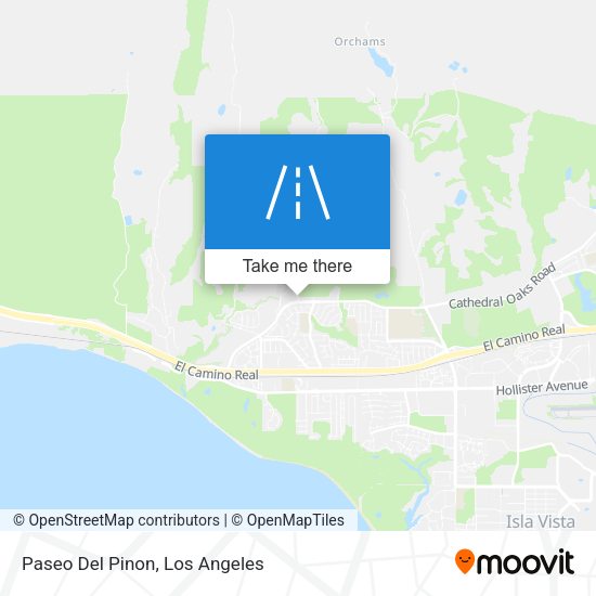 Paseo Del Pinon map