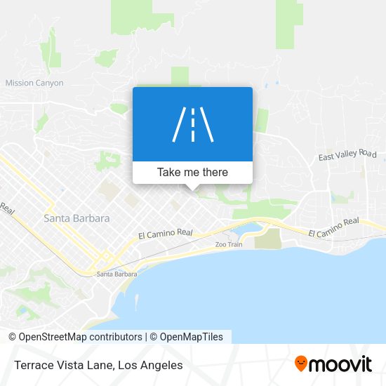 Terrace Vista Lane map