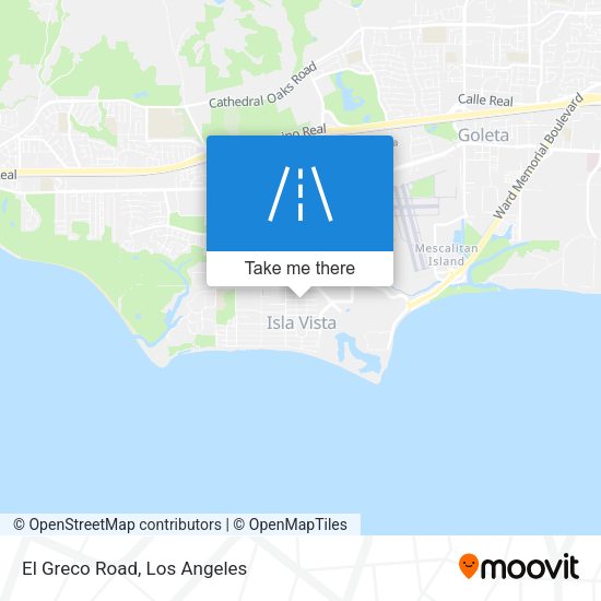 Mapa de El Greco Road