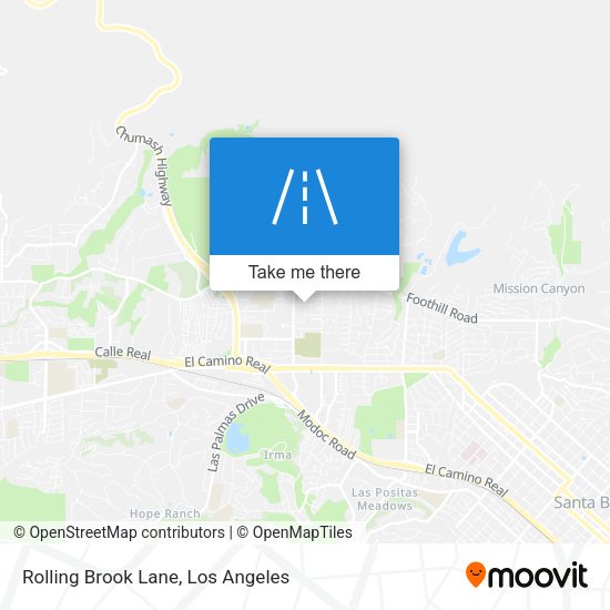 Rolling Brook Lane map