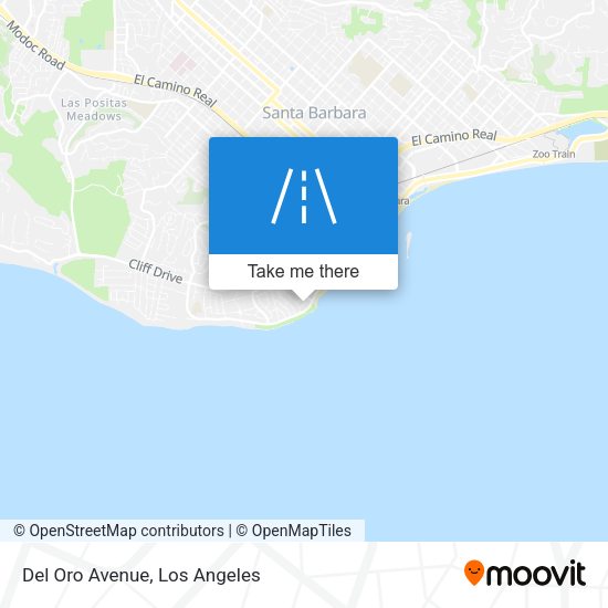 Mapa de Del Oro Avenue