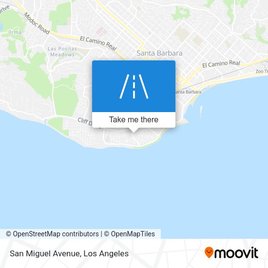 San Miguel Avenue map