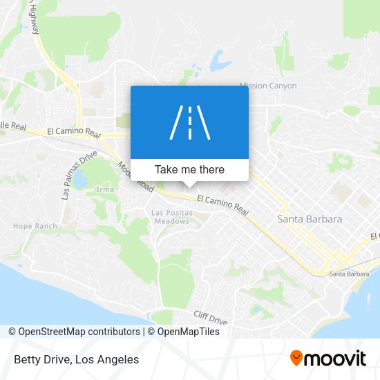 Mapa de Betty Drive
