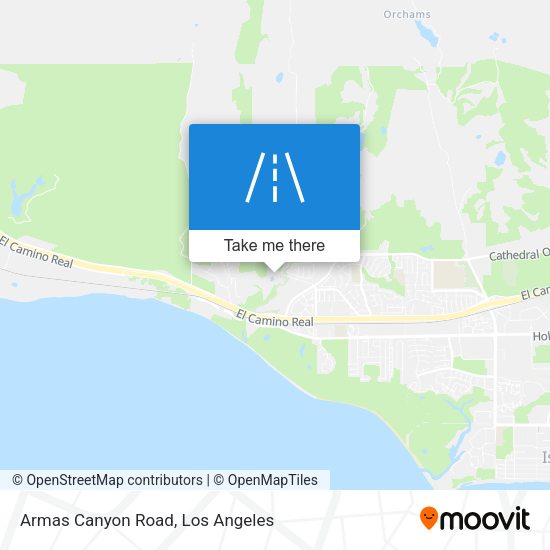 Mapa de Armas Canyon Road