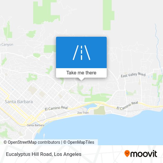 Eucalyptus Hill Road map