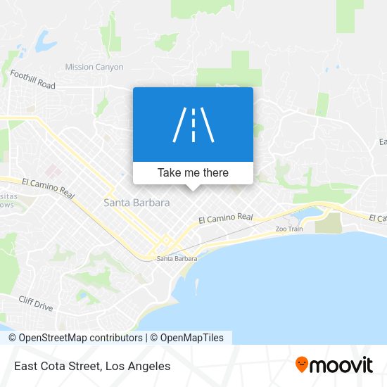 East Cota Street map