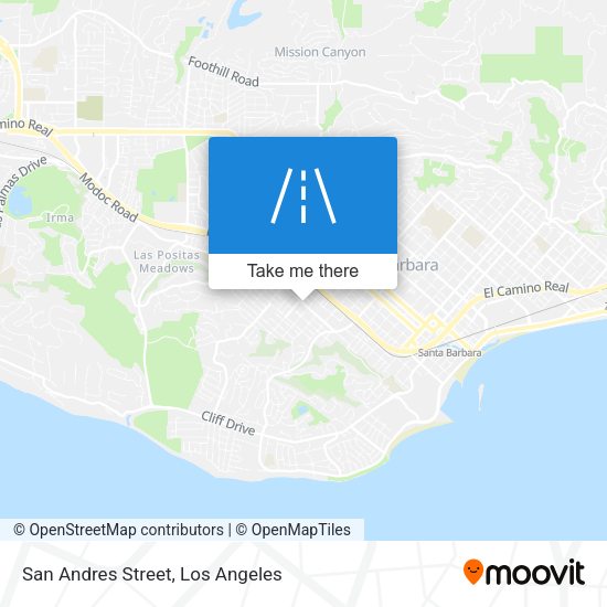 San Andres Street map