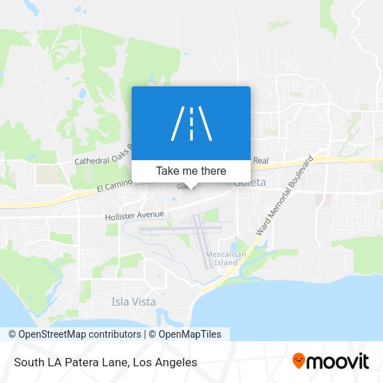 Mapa de South LA Patera Lane