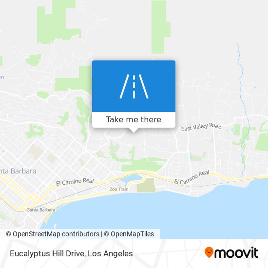 Mapa de Eucalyptus Hill Drive