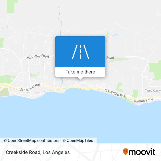 Mapa de Creekside Road