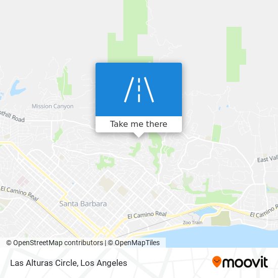 Mapa de Las Alturas Circle