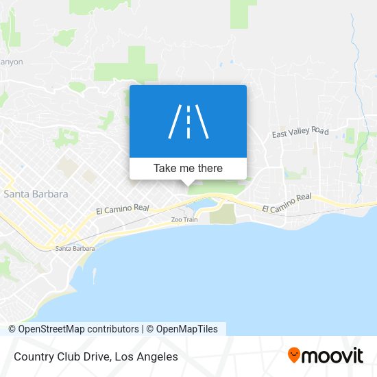 Mapa de Country Club Drive