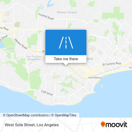 Mapa de West Sola Street