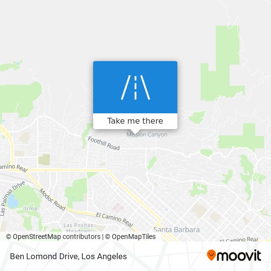 Mapa de Ben Lomond Drive