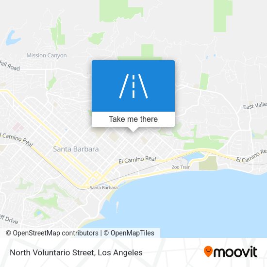 North Voluntario Street map