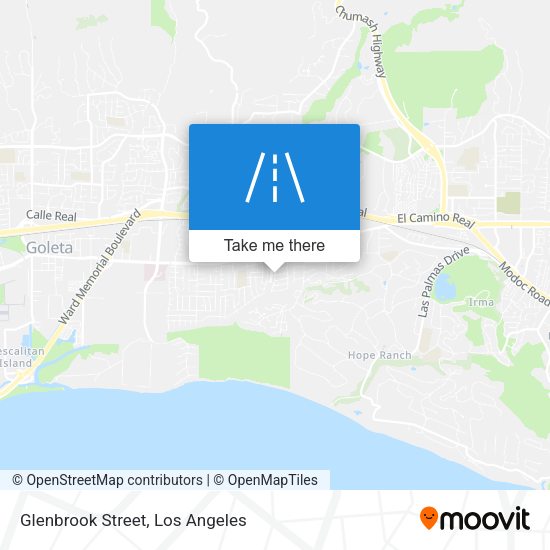 Glenbrook Street map