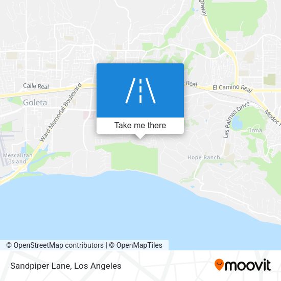 Mapa de Sandpiper Lane