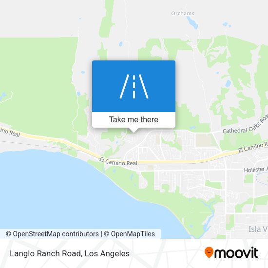 Langlo Ranch Road map