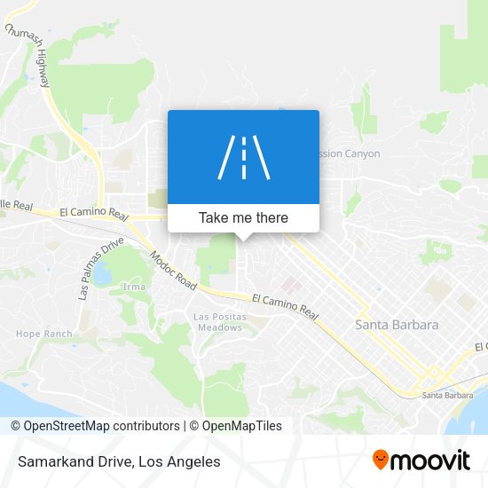 Mapa de Samarkand Drive