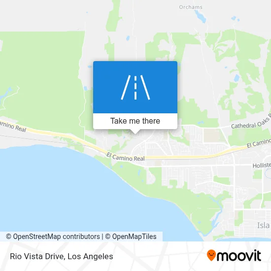 Rio Vista Drive map