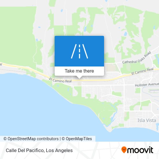 Mapa de Calle Del Pacifico