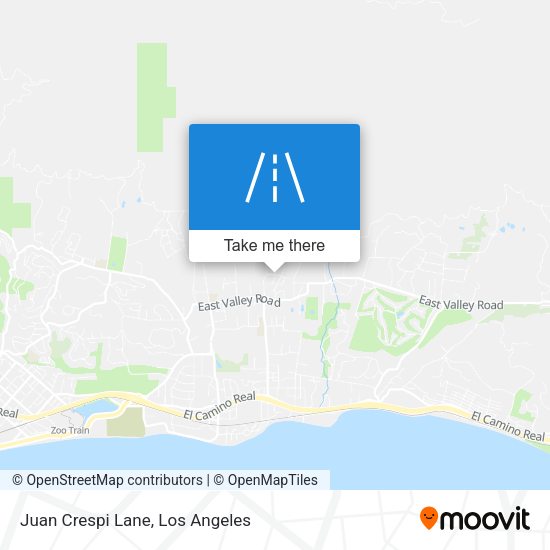 Juan Crespi Lane map