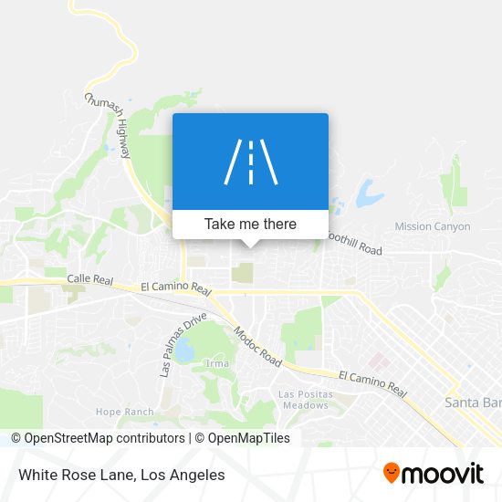 White Rose Lane map