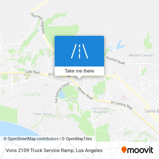 Vons 2109 Truck Service Ramp map