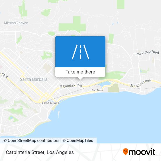 Carpinteria Street map