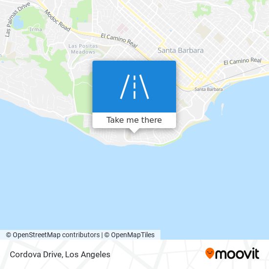 Cordova Drive map