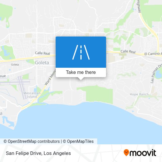 San Felipe Drive map