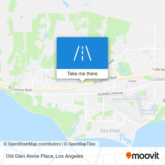 Old Glen Annie Place map