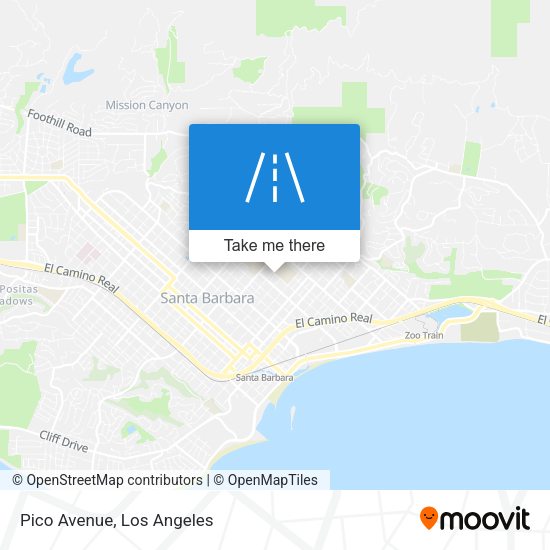 Mapa de Pico Avenue