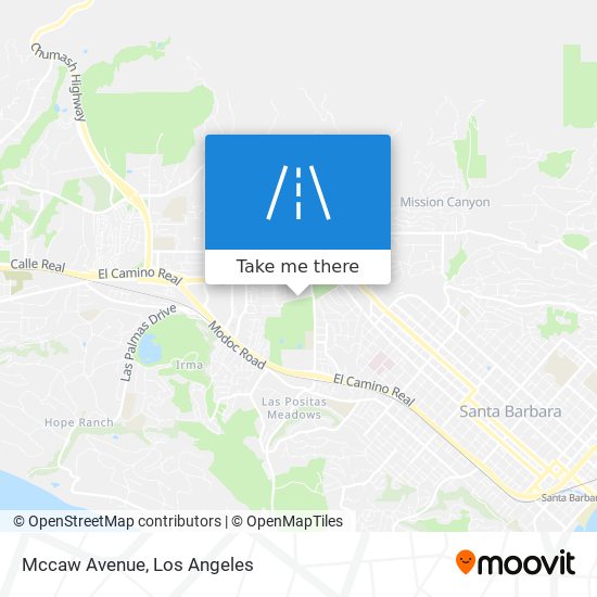 Mapa de Mccaw Avenue