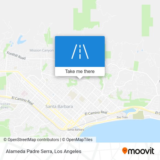 Alameda Padre Serra map
