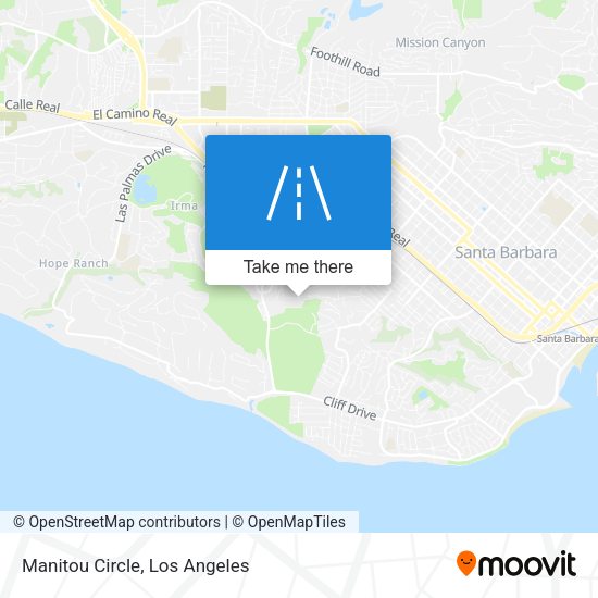 Manitou Circle map