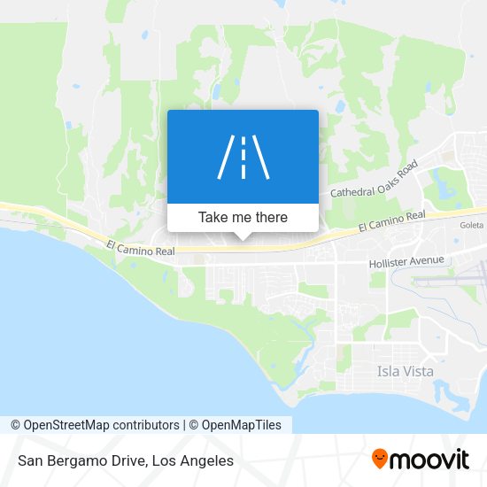 Mapa de San Bergamo Drive