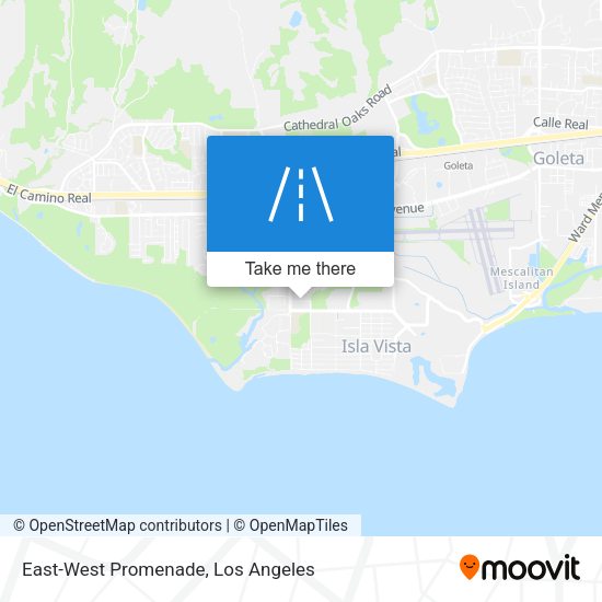 East-West Promenade map