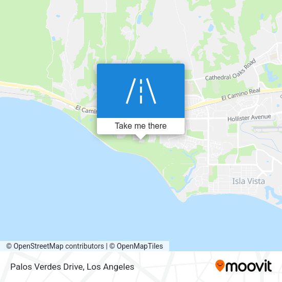 Palos Verdes Drive map