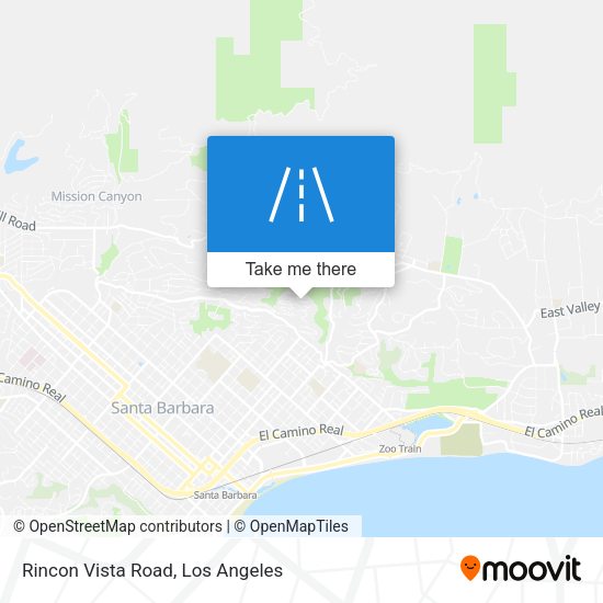 Mapa de Rincon Vista Road