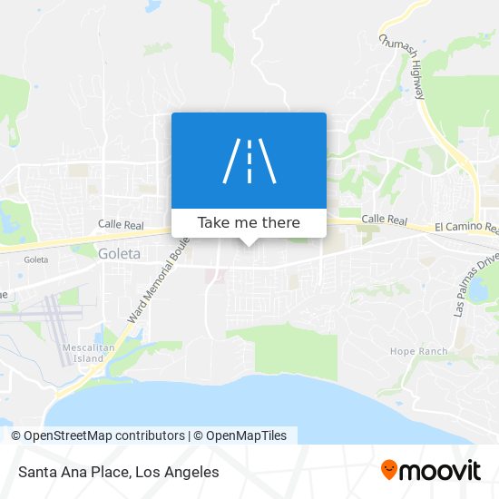 Santa Ana Place map