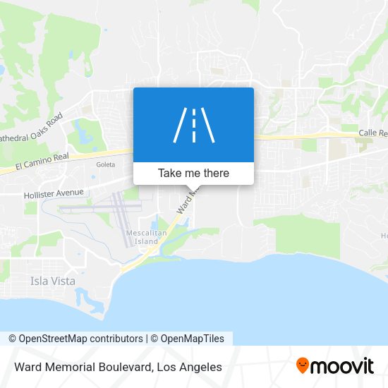 Ward Memorial Boulevard map