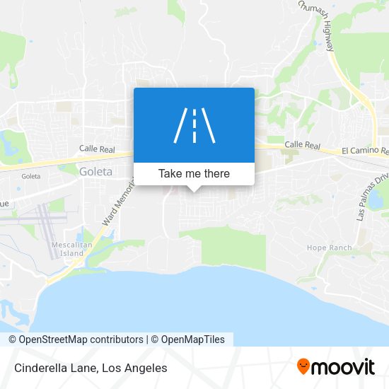 Cinderella Lane map