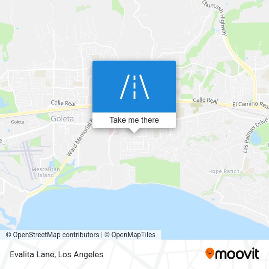 Mapa de Evalita Lane