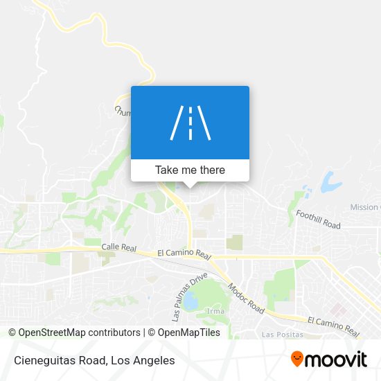 Cieneguitas Road map