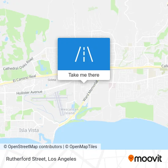 Rutherford Street map