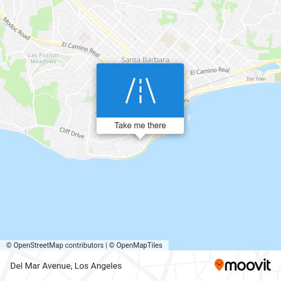 Mapa de Del Mar Avenue