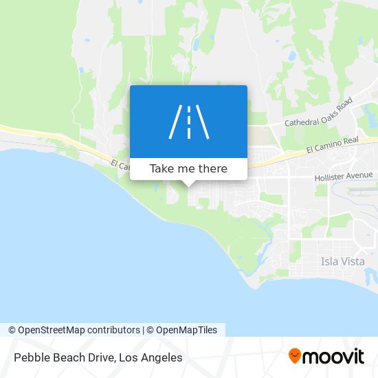 Pebble Beach Drive map